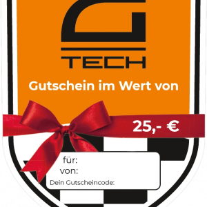 G-TECH Geschenkgutschein 25€